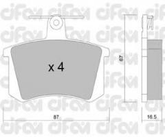 Cifam 822-048-0 klocki hamulc. audi 80, 100 tył