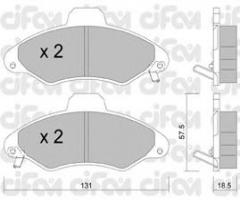 Cifam 822-071-1 klocki hamulc. ford escort,orion  90-00 z czuj.
