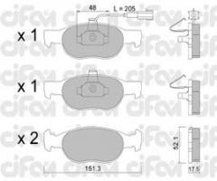 Cifam 822-079-0 klocki hamulc. fiat brava,bravo,marea