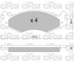 Cifam 822-133-0 klocki hamulc. jeep cherokee 2,1d  84-89