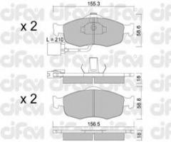 Cifam 822-146-1 klocki hamulc. ford mondeo  93-00 z czuj.