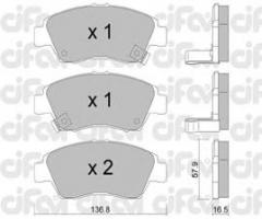 Cifam 822-175-0 klocki hamulc. honda civic  00-