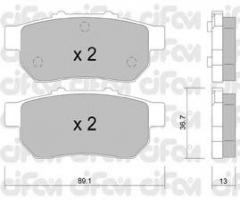 Cifam 822-176-0 klocki hamulc. honda civic  96-00 tył