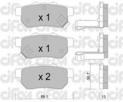 Cifam 822-176-1 klocki hamulc. honda civic  95- 01tył