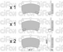 Cifam 822-196-0 klocki hamulc. mazda 323  89-98