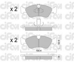 Cifam 822-208-0 klocki hamulc. opel astra,vectra b