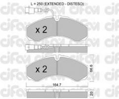 Cifam 822-212-9 klocki hamulc. nissan cabstar  06- tył