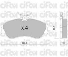 Cifam 822-217-1 klocki hamulc. citroen xsara picasso  00-, citroËn berlingo nadwozie pełne (m_)