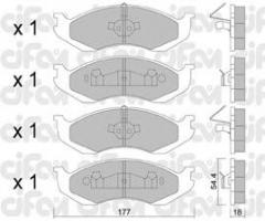 Cifam 822-218-0 klocki hamulc. jeep cherokee  88-96