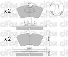 Cifam 822-256-0 klocki hamulc. mercedes sprinter, vito
