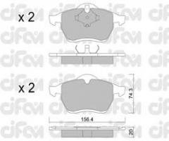 Cifam 822-279-0 klocki hamulc. ford/seat/vw sharan  95-00
