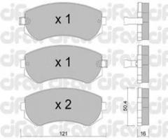 Cifam 822-304-0 klocki hamulc. nissan almera  97-99, nissan almera i hatchback (n15)