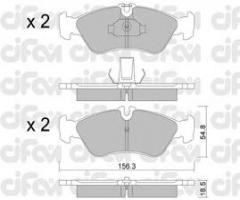 Cifam 822-311-0 klocki hamulc. mercedes sprinter bm903  96- tył, mercedes-benz klasa g cabrio (w463)