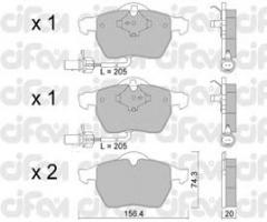 Cifam 822-314-0 klocki hamulc. audi, seat, skoda, vw