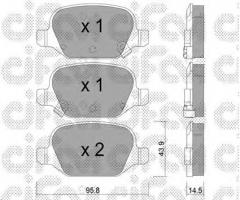 Cifam 822-324-5 klocki hamulc. fiat panda 12-