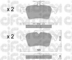 Cifam 822-337-3 klocki hamulc. peugeot