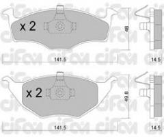Cifam 822-345-0 klocki hamulc. vw lupo  99-05