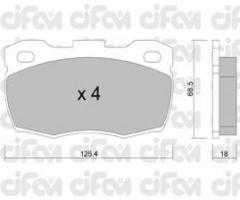 Cifam 822-352-0 klocki hamulc. landrover 90,110  95-