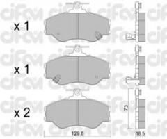Cifam 822-366-0 klocki hamulc. hyundai h100  93-01