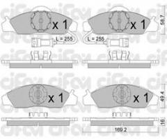 Cifam 822-368-0 klocki hamulc. daewoo musso  98-