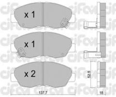 Cifam 822-384-0 klocki hamulc. honda accord  90-93