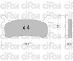 Cifam 822-393-0 klocki hamulc. mazda mx5  94-05 tył