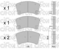 Cifam 822-476-0 klocki hamulc. mazda 6  02-07, mazda 6 (gg)