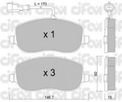 Cifam 822-530-1 klocki hamulc. fiat croma  05- z czuj., fiat croma (194)