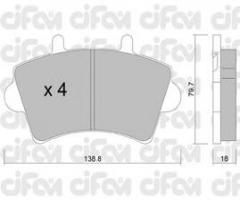 Cifam 822-545-0 klocki hamulc. opel movano  99- renault master 00-, nissan interstar autobus (x70)