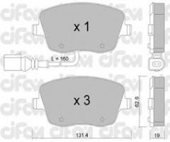 Cifam 822-547-1 klocki hamulc. skoda/seat/ vw polo  01- z czuj., seat cordoba (6l2)