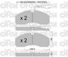 Cifam 822-578-7 klocki hamulc. nissan cabstar  06- tył