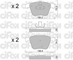Cifam 822-599-1 klocki hamulc. ford s-max 2,5st  06-