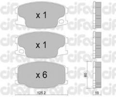 Cifam 822-622-0 klocki hamulc. mitsubishi canter  01-