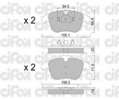 Cifam 822-675-0 klocki hamulc. ford s-max  06-