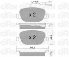 Cifam 822-704-1 klocki hamulc. alfa romeo giulietta  10- tył
