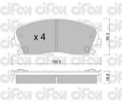 Cifam 822-716-0 klocki hamulc. chrysler 300c  04-