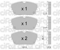 Cifam 822-728-0 klocki hamulc. honda civic vii  06-