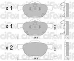 Cifam 822-730-0 klocki hamulc. honda accord  03-08 z czuj.