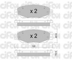Cifam 822-759-1 klocki hamulc. lexus ls400  92-00 tył