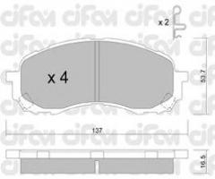 Cifam 822-762-0 klocki hamulc. subaru impreza  05- przód