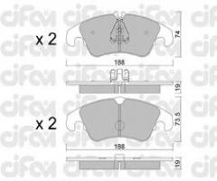 Cifam 822-775-0 klocki hamulc. audi a4 s4 quattro  08- przód