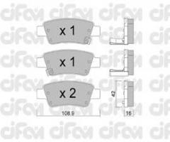Cifam 822-790-0 klocki hamulc. honda cr-v iii  07- tył