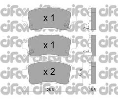 Cifam 822-793-1 klocki hamulc. ford fiesta  07-10, daihatsu materia (m4_), mazda 2 (de)
