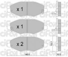 Cifam 822-798-0 klocki hamulc. toyota hilux 2,5 d-4d  01-