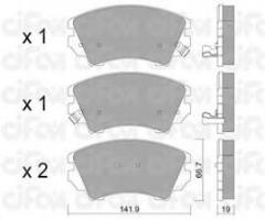 Cifam 822-842-0 klocki hamulc. opel insignia  08-