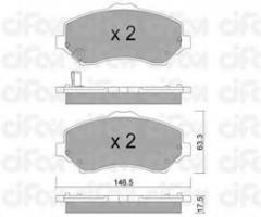 Cifam 822-862-0 klocki hamulc. jeep cherokee 08-