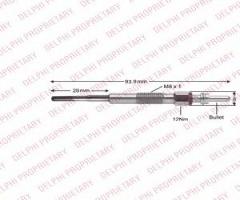 Delphi hds426 Świeca Żarowa chevrolet opel, chevrolet captiva (c100, c140), opel antara