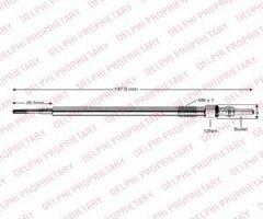 Delphi hds428 Świeca Żarowa gn 058, mitsubishi colt vi (z3_a, z2_a), smart forfour (454)