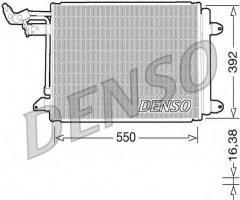 Denso dcn32002 chłodnica klimatyzacji z osuszaczem audi seat skod, audi tt (8j3)