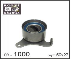 Dexwal 03-1000 rolka napinacza toyota, toyota corolla (_e10_)